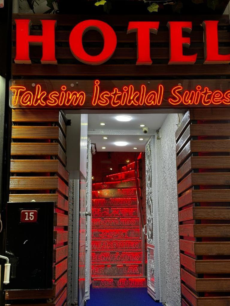Taksim Istiklal Suites Istanbul Exterior foto